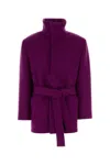 Saint Laurent Coats In Purple