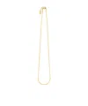 Saint Laurent Cobra-chain Necklace In Metal In Yellow
