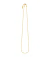 Saint Laurent Cobra Chain Necklace In Metallic