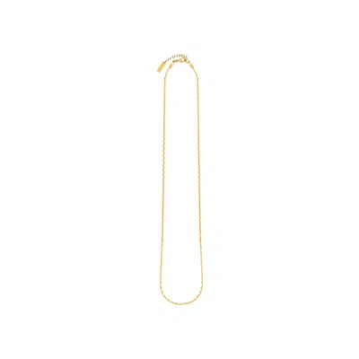 Pre-owned Saint Laurent Cobra Chain Necklace 'metallic Gold' | Men's Size Onesize