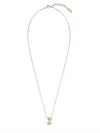 Saint Laurent Collana "cassandre" In Silver