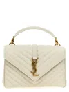 Saint Laurent College Crossbody Bag In White