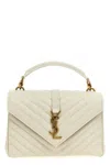 Saint Laurent 'college' Crossbody Bag In White