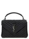 Saint Laurent College Crossbody Bags Black