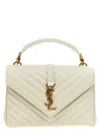 Saint Laurent College Crossbody Bags White