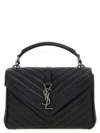 Saint Laurent College Medium Matelasse Lambskin V-flap Crossbody Bag