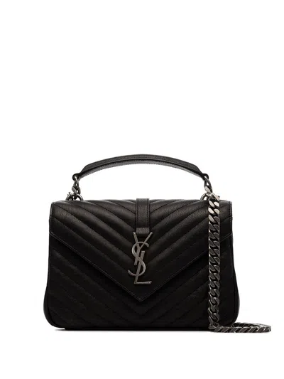 Saint Laurent College Medium Leather Shoulder Bag