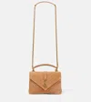 Saint Laurent Collège Medium Leather Shoulder Bag In Brown