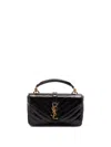Saint Laurent `college` Mini Chain Bag In Black  