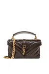 Saint Laurent College Mini Handbag In Brown
