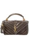 Saint Laurent College Mini Leather Shoulder Bag