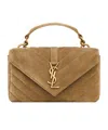 Saint Laurent College Mini Shoulder Bag In Brown
