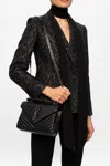 Saint Laurent College Medium Shoulder Bag In Black