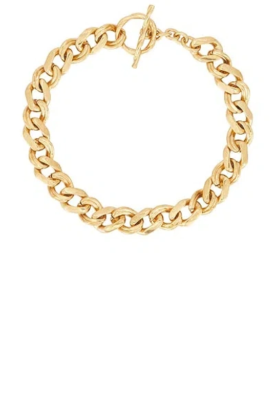 Saint Laurent Collier Court Torsade Necklace In Green