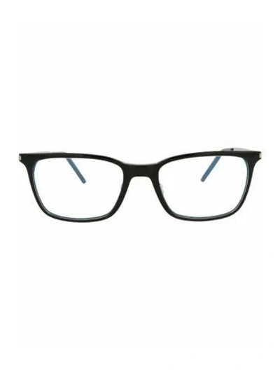 Pre-owned Saint Laurent Colorblock Pattern Eyeglasses W/ Tags In Black