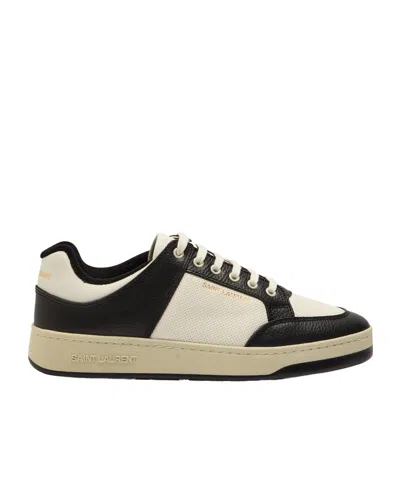 Saint Laurent Color-blocked Low-top Casual Sneakers In Multi