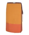 Saint Laurent Concise And Versatile Midi Skirt In Multi