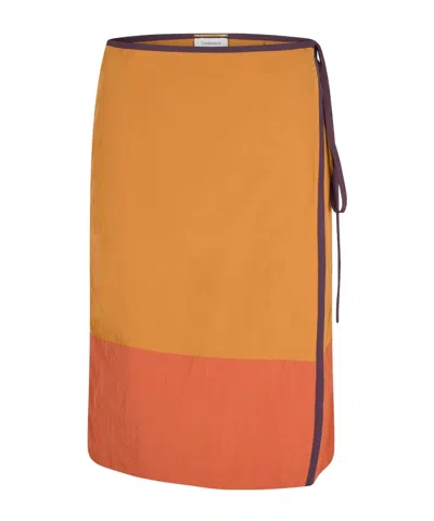 Saint Laurent Concise And Versatile Midi Skirt In Multi