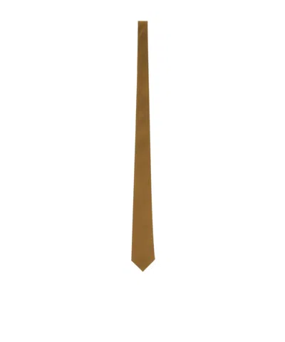 Saint Laurent Conical Tie In Neutral
