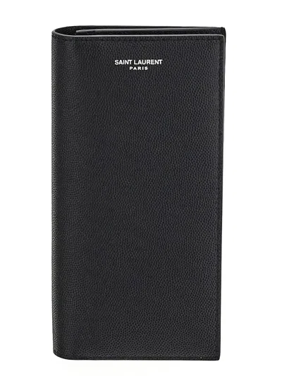 Saint Laurent Continental Wallet In Black