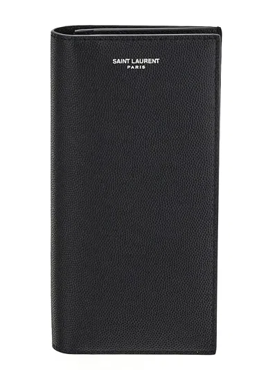 Saint Laurent Continental Wallet In Black