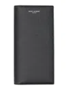 Saint Laurent Men's Continental Wallet In Black