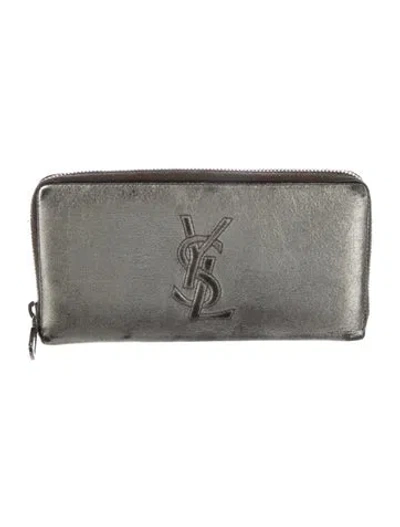 Pre-owned Saint Laurent Continental Wallet Leather Continental Wallet