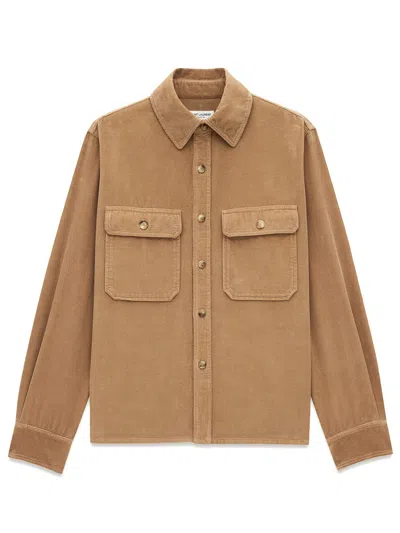 SAINT LAURENT CORDUROY OVERSHIRT