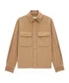 Saint Laurent Corduroy Shirt In Nude