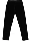 Saint Laurent Men Corduroy Drawstring Pants In Black