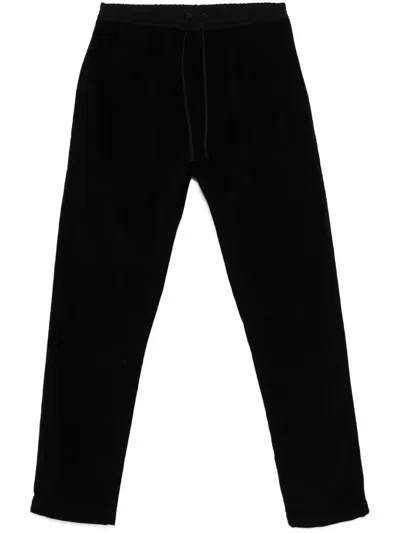 Saint Laurent Corduroy Trousers In Black