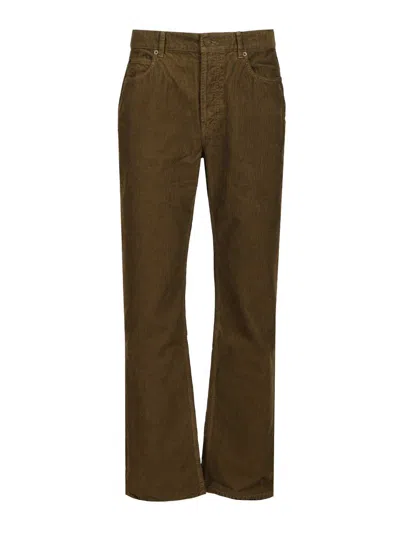 Saint Laurent Corduroy Trousers Jeans Green