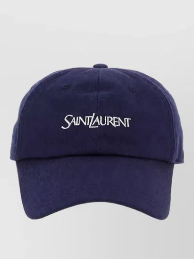 Saint Laurent Cotton Baseball Cap