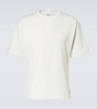 Saint Laurent Cotton-blend T-shirt In White