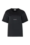 Saint Laurent Logo Print Crewneck T-shirt