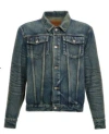 Saint Laurent Helen Kaminski Alto 6 Hat In Wool Felt In Blue