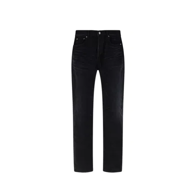 Saint Laurent Cotton Denim Jeans