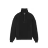 Saint Laurent Cotton Fleece Sweatshirt In Black