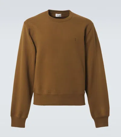 SAINT LAURENT COTTON FLEECE SWEATSHIRT
