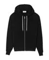 Saint Laurent Cotton Hooded Jacket In Black