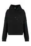 Saint Laurent Hoodie With Embroidered Logo In Black
