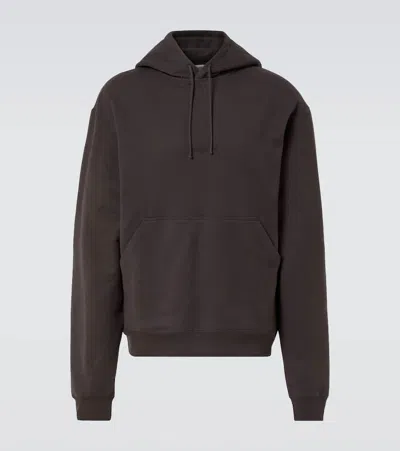 Saint Laurent Cotton Hoodie In Grey