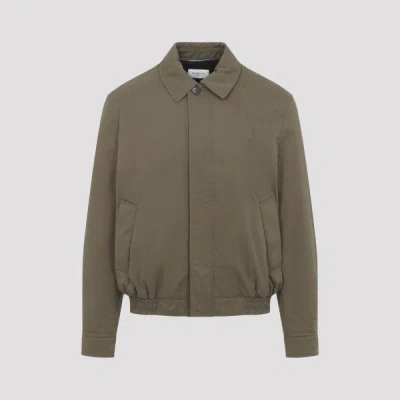 Saint Laurent Cotton Jacket M In Green