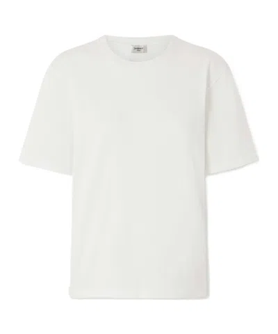 Saint Laurent Cotton-jersey T-shirt In White