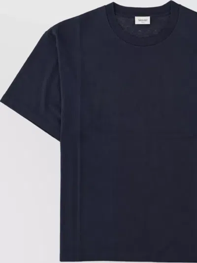 Saint Laurent Cotton Logo Patch T-shirt