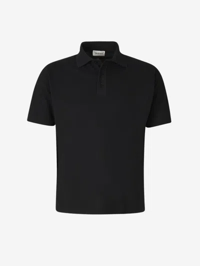 SAINT LAURENT SAINT LAURENT COTTON LOGO POLO