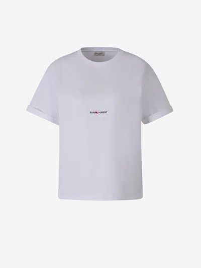 Saint Laurent Cotton Logo T-shirt
