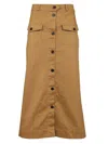 Saint Laurent Midi Skirt
