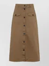 Saint Laurent Midi Skirt