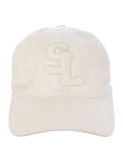Pre-owned Saint Laurent Cotton Neutral Baseball Cap